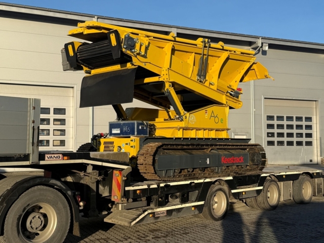 A6e ZERO – 6 Keestrack A6e ZERO mater på belter transport