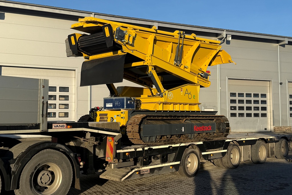 A6e ZERO – 6 Keestrack A6e ZERO mater på belter transport