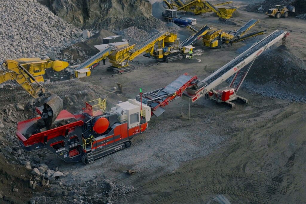 Sandvik UJ443E + Telestack TC621REV